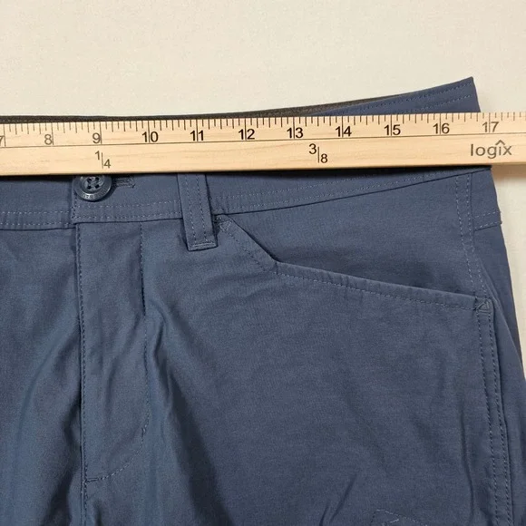 Eddie Bauer First Ascent Men's guide pro shorts 33 blue hiking gorpcore tech - Picture 5 of 10